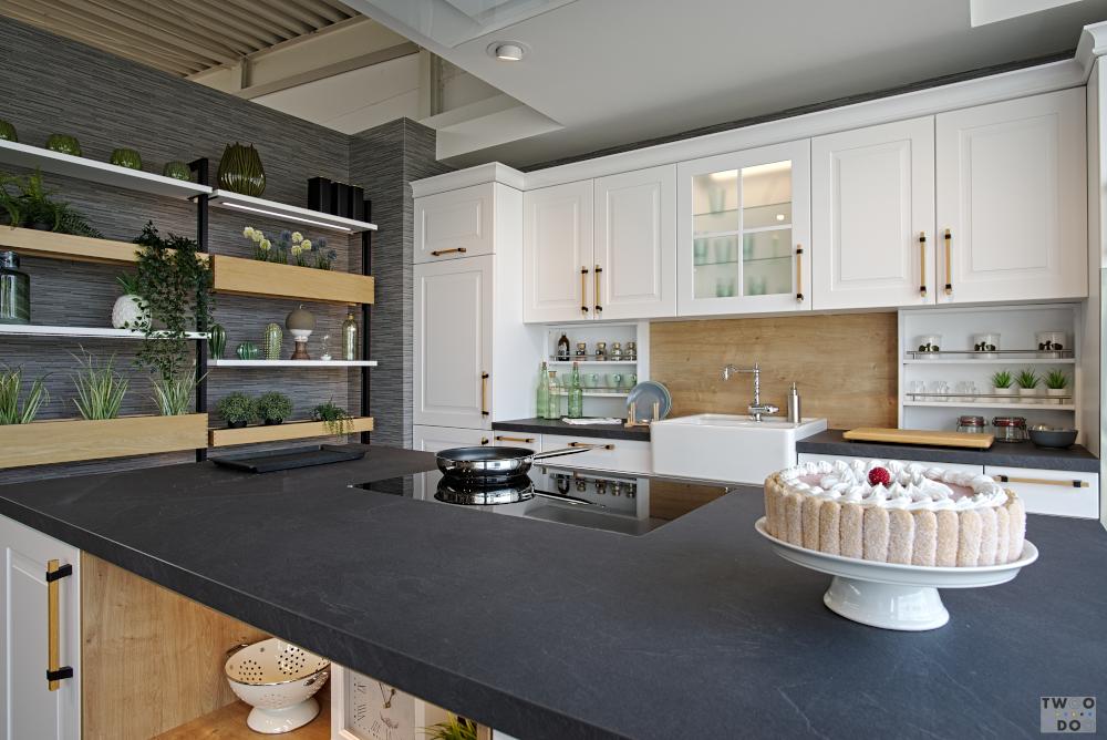 montierte Küche der Küchenbauer