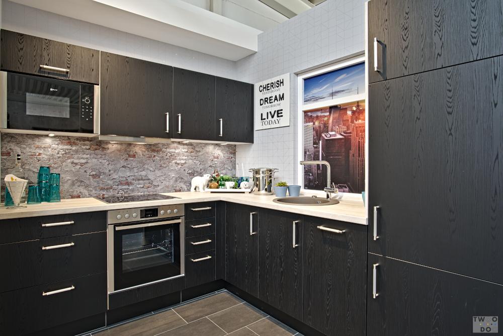 montierte Küche der Küchenbauer