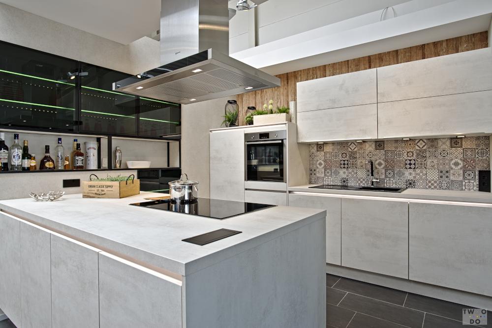 montierte Küche der Küchenbauer