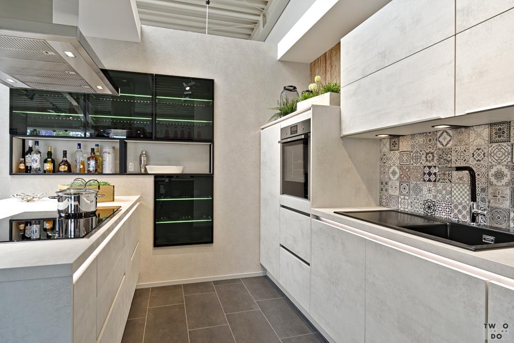 montierte Küche der Küchenbauer