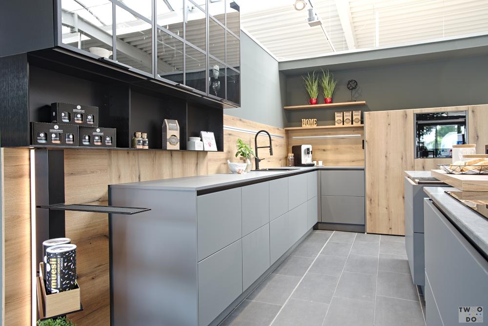 montierte Küche der Küchenbauer