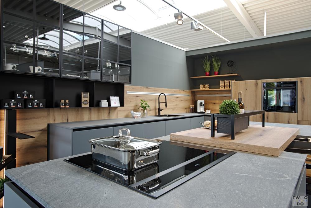 montierte Küche der Küchenbauer