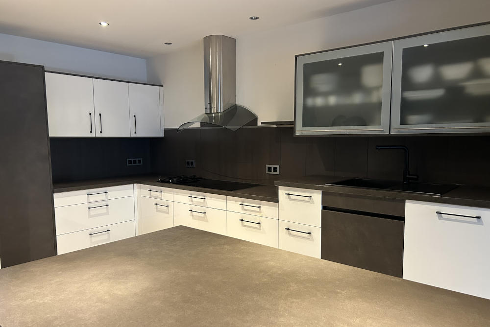 montierte Küche der Küchenbauer