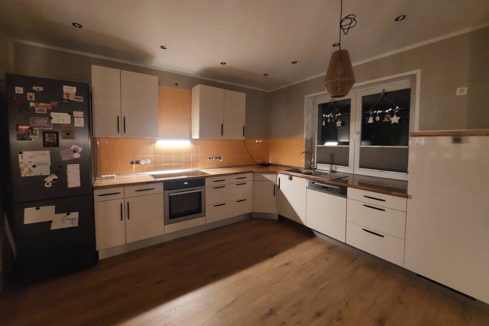 montierte Küche der Küchenbauer